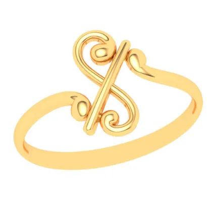 14KT Musical Note Gold Ring From Amazea Collection