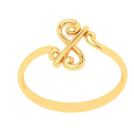 14KT Musical Note Gold Ring From Amazea Collection