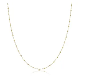 15" Choker Simplicity Chain Gold - Classic 2mm Gold-by enewton