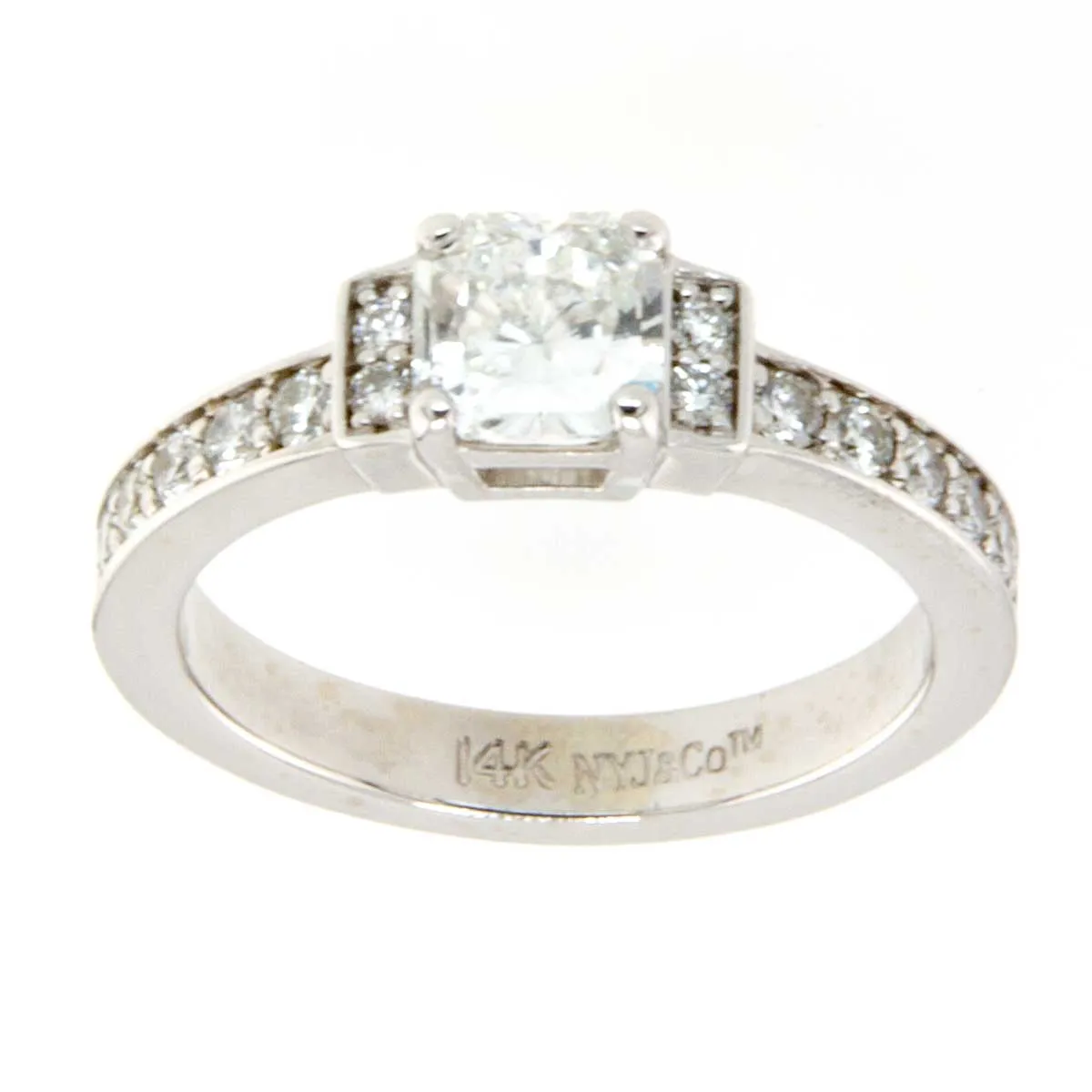 1.90ct Radiant Cut Diamond Engagement Ring