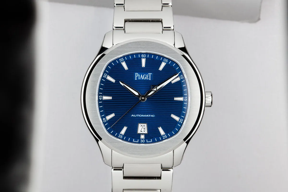 2018 Mint Piaget Polo S G0A41002 Blue Dial with Box and Papers