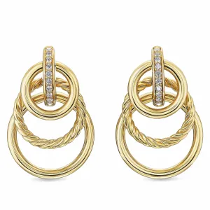 35mm Mercer Triple Ring Earrings  0.38