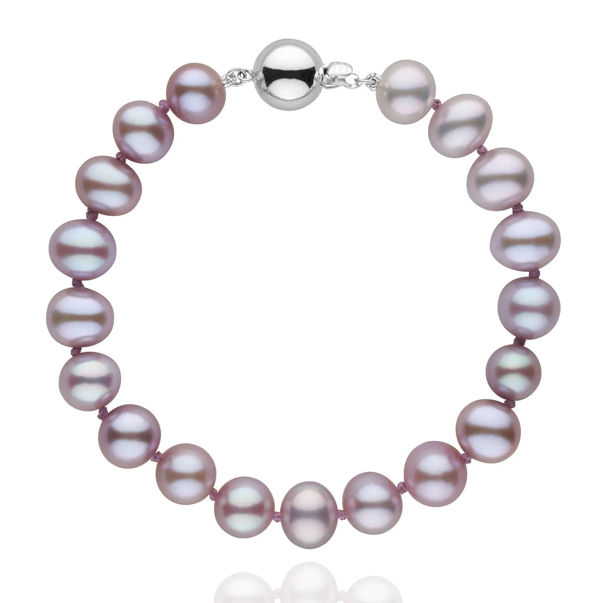 8.5-9.0 mm Lavender Freshwater AA  Pearl Bracelet