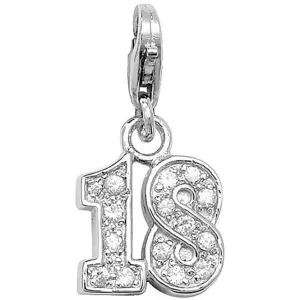 Acotis Silver 18th Birthday Elegant Silver Pendant G6871