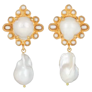 Amalita Earrings Pearl