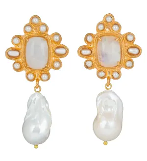 Amalita Earrings White