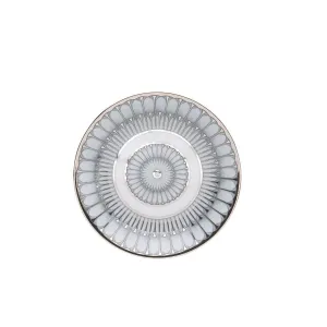 Arcades Grey & Platinum Bread & Butter Plate