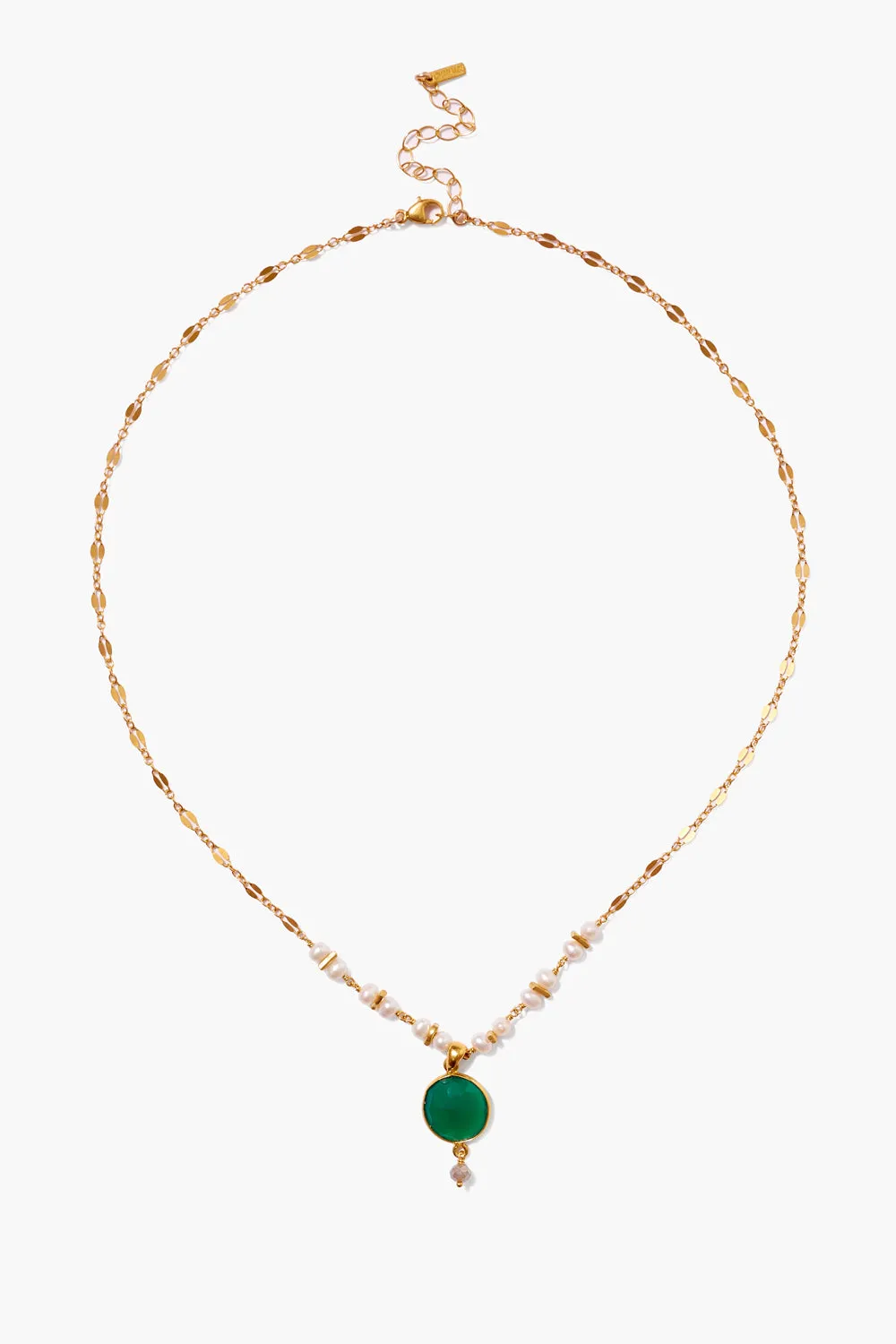 Aventurine Mix and Pearl Penina Pendant Necklace