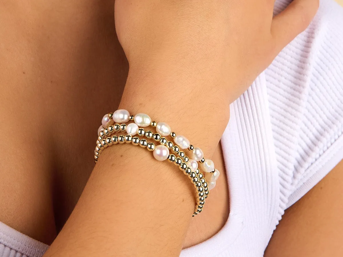 Avery Pearl Bead Bracelet