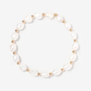 Avery Pearl Bead Bracelet