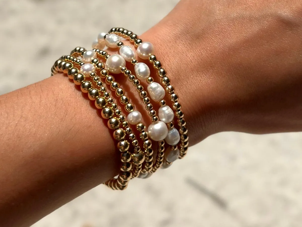 Avery Pearl Bead Bracelet