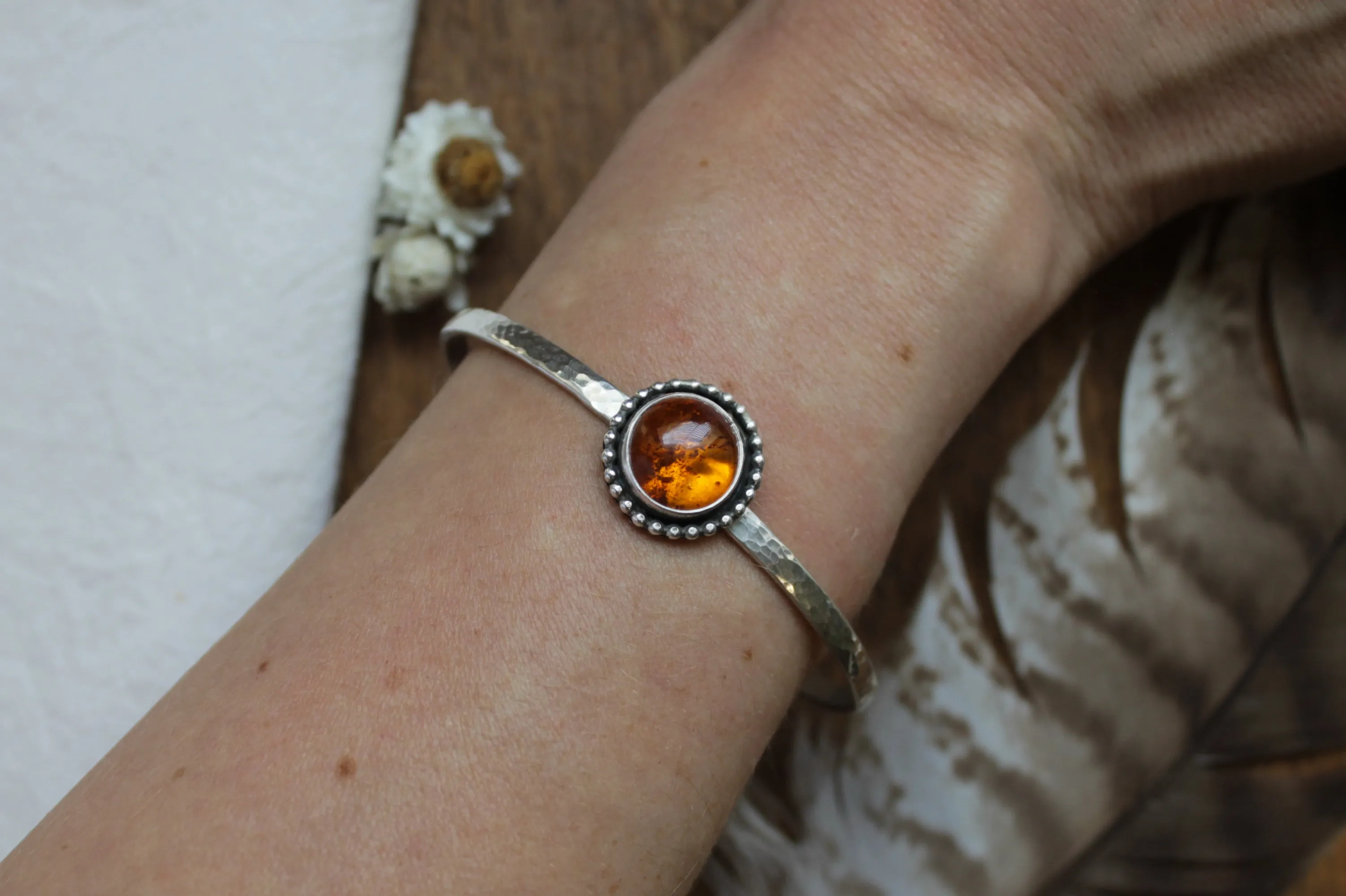 Baltic Amber Stacker Cuff