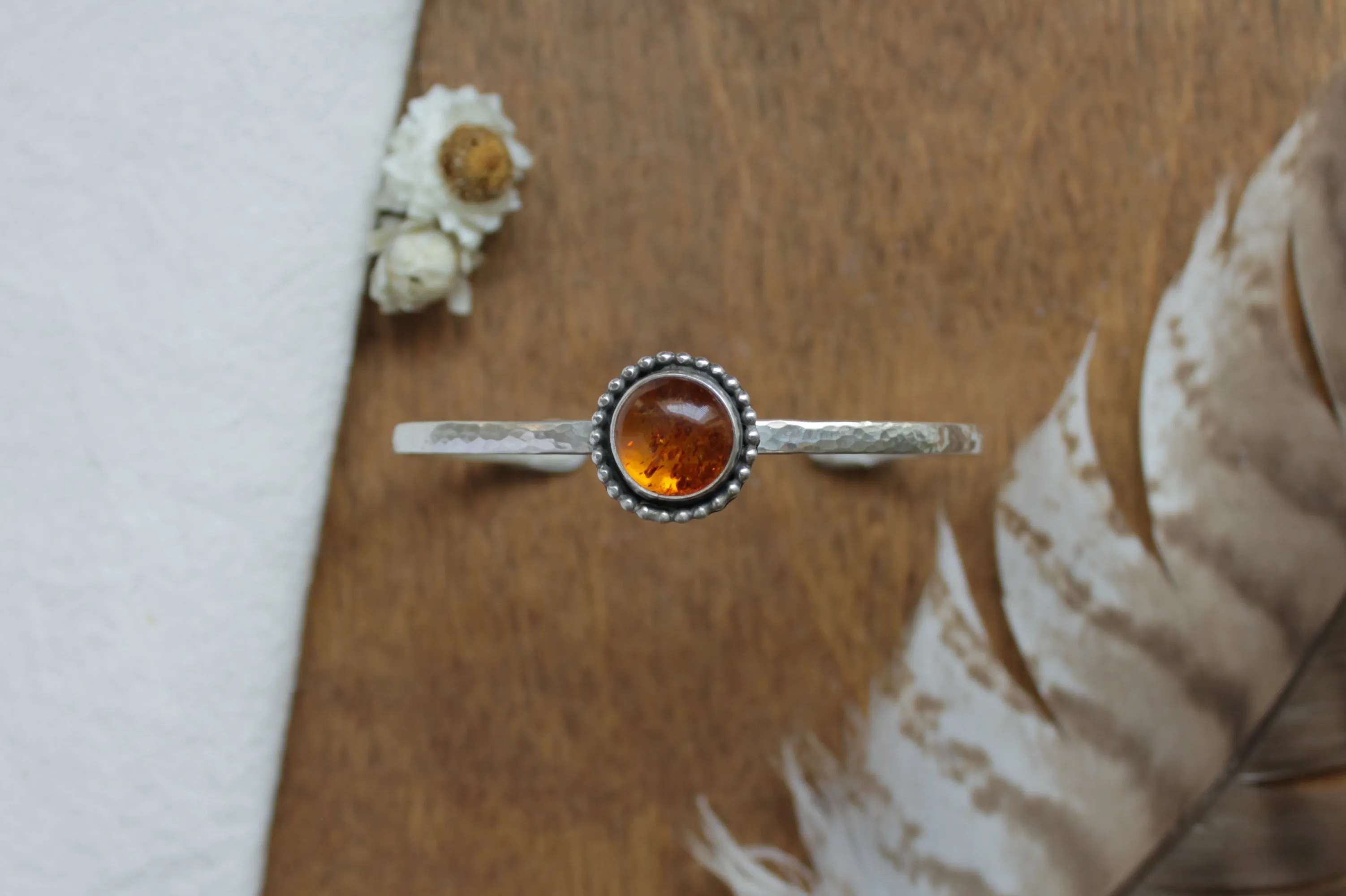 Baltic Amber Stacker Cuff