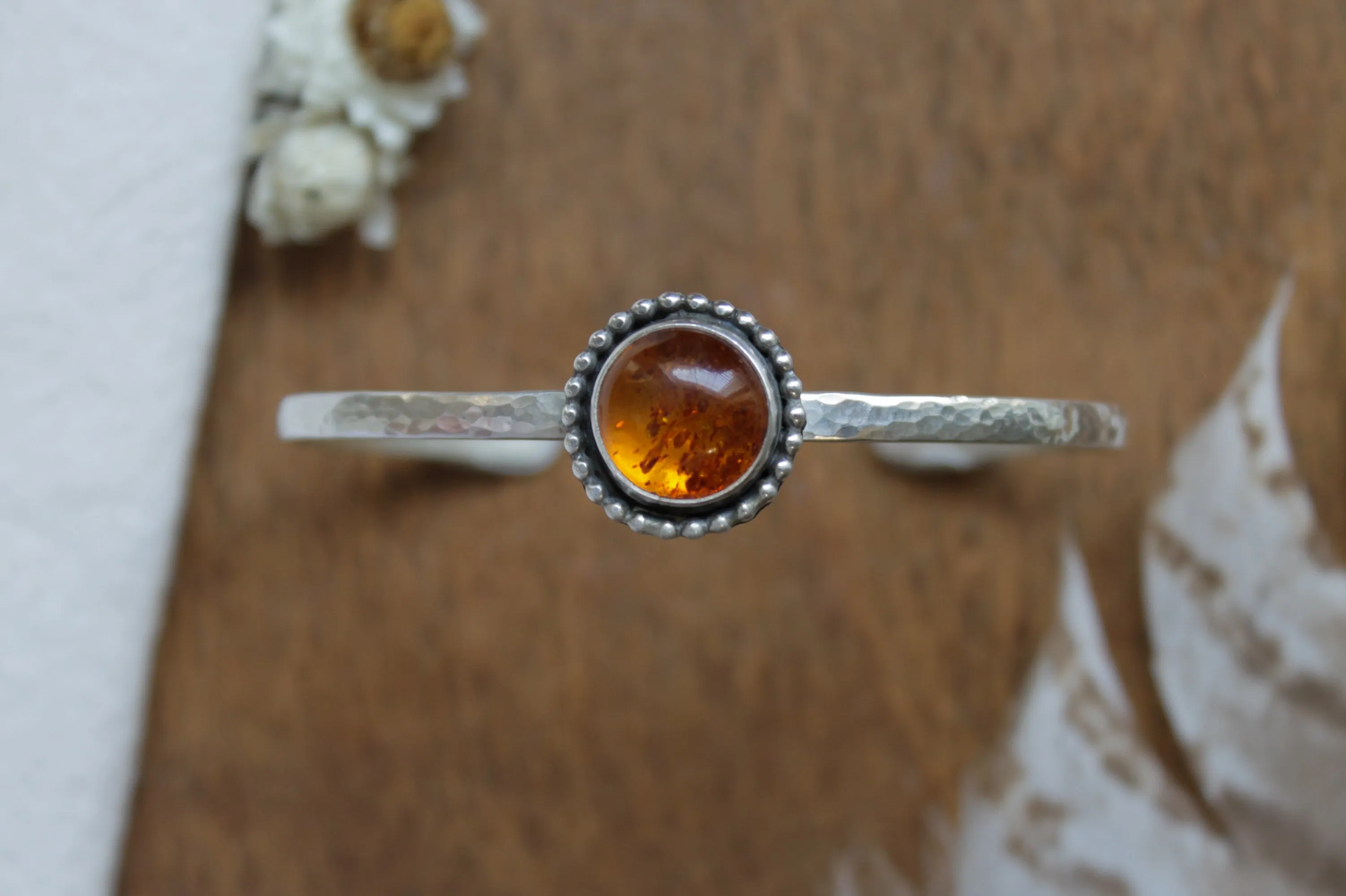 Baltic Amber Stacker Cuff