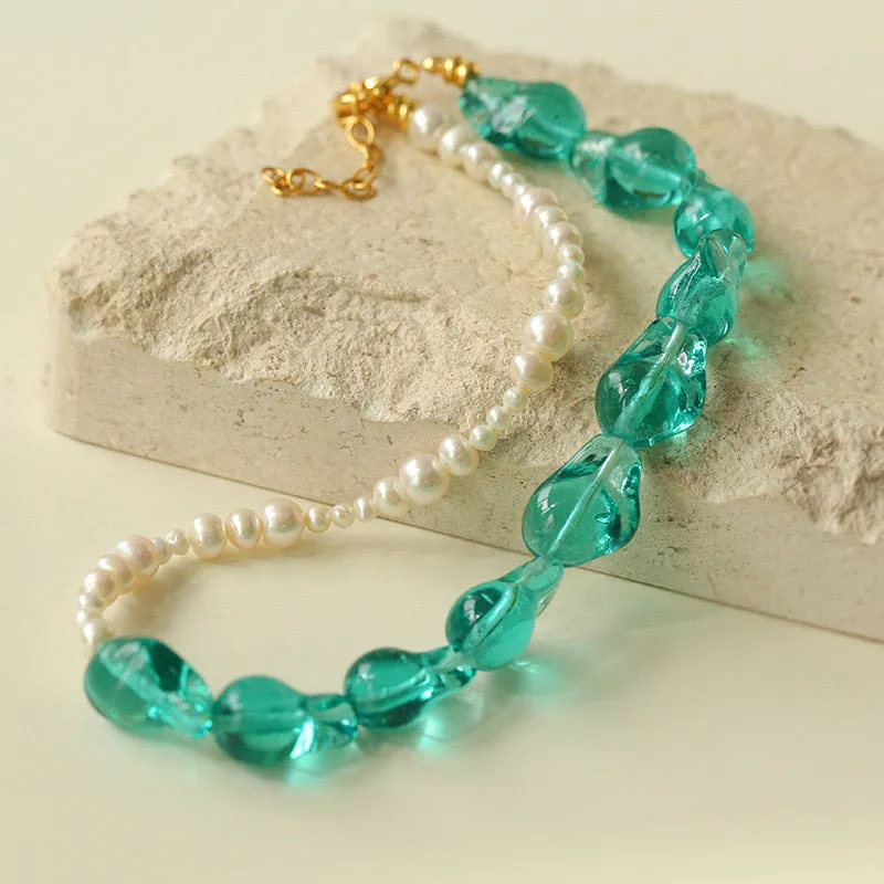 Baroque Pearls Resin Necklace,Earrings,Bracelet Set (Purchase Individually)