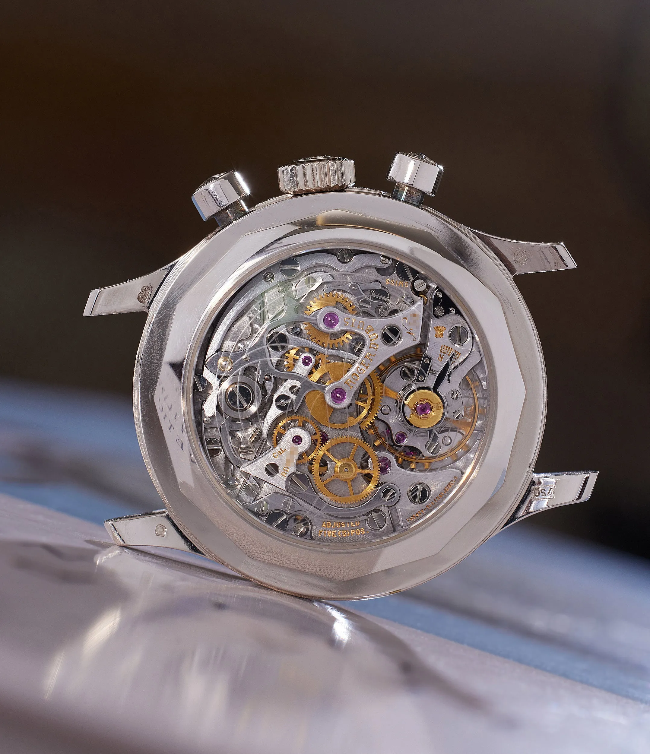 Bi-Retrograde Perpetual Calendar Chronograph | White Gold