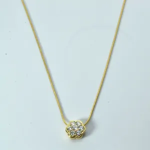 'Birks' Cluster Set Diamond Necklace | 0.50ctw | 18"|