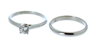 Cartier Platinum Diamond Wedding Set