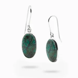 Chrysocolla Drop Earrings