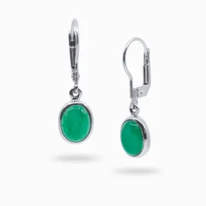 Chrysoprase Drop Earrings