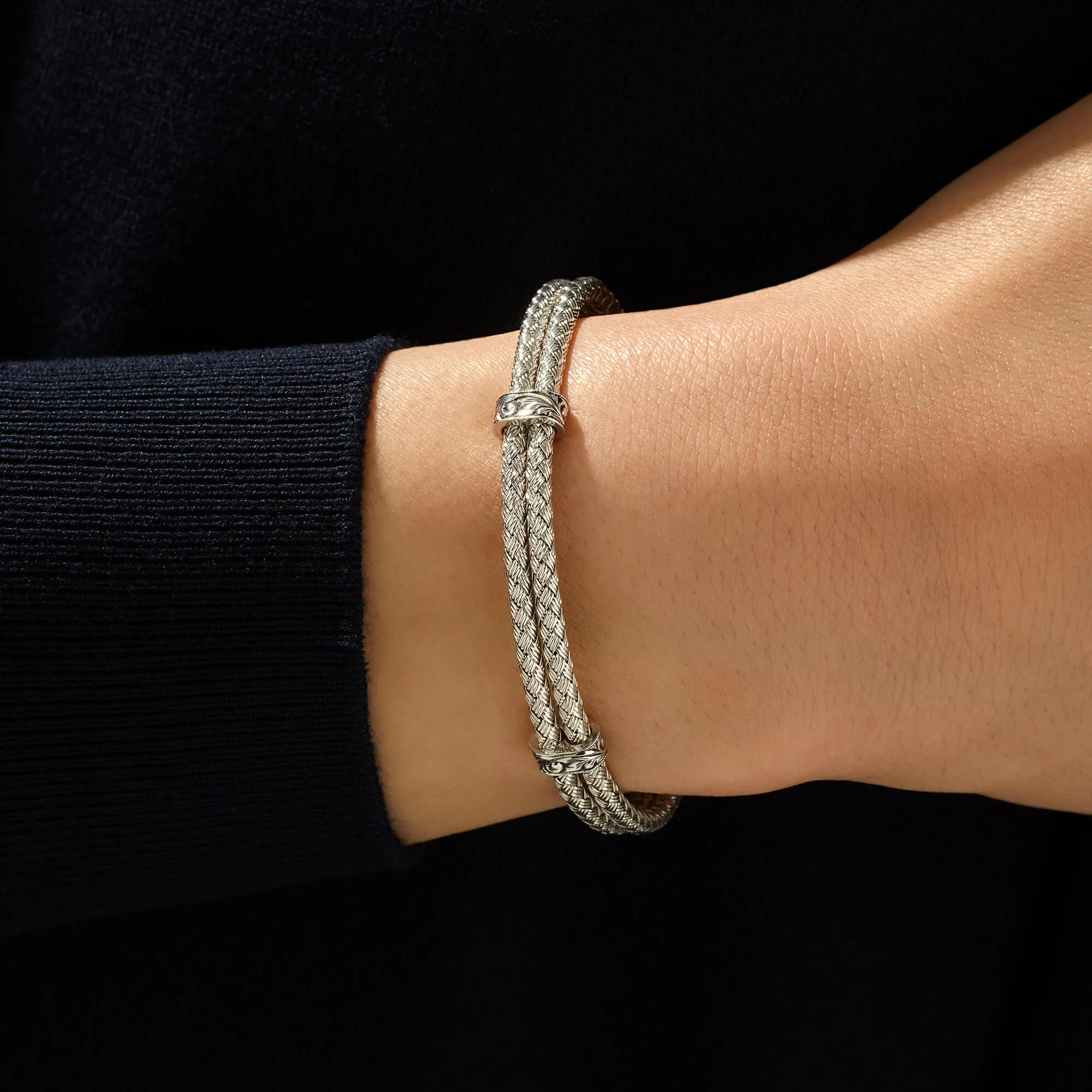 Classic Bangle - Solid Silver