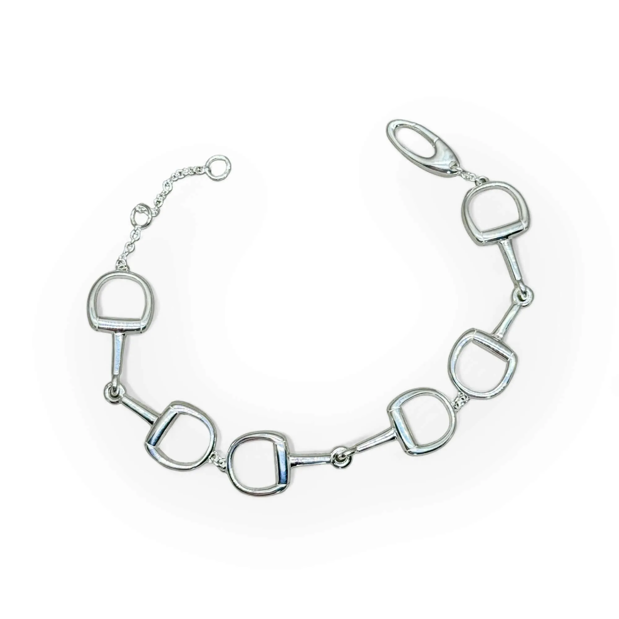 Classic Sterling Silver Snaffle Bracelet