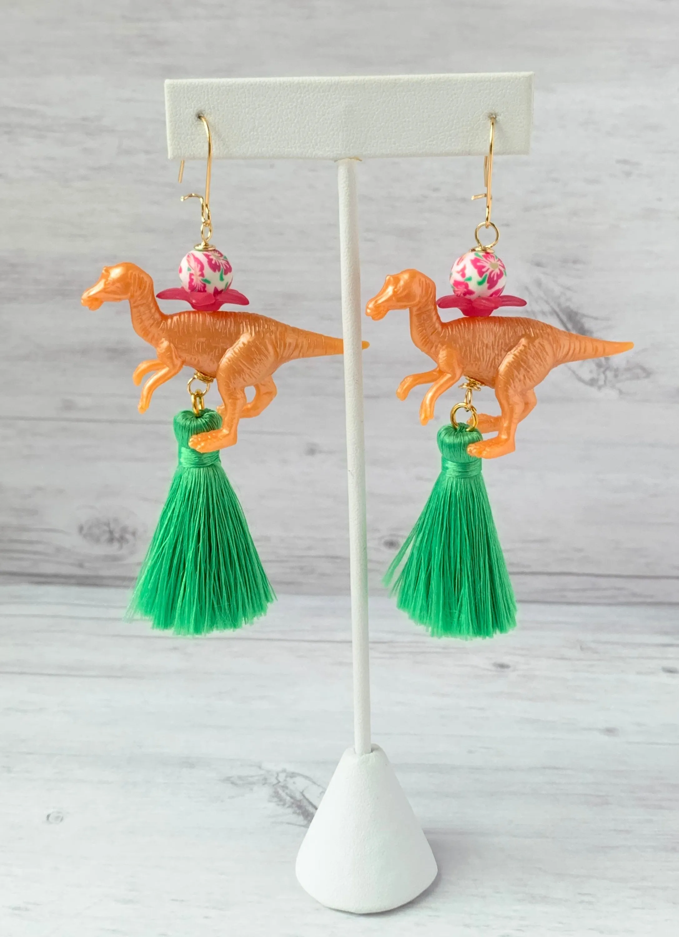 Clementine Velociraptor Earrings