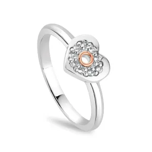 Clogau Cariad Sparkle Silver Ring 3SCRS0653