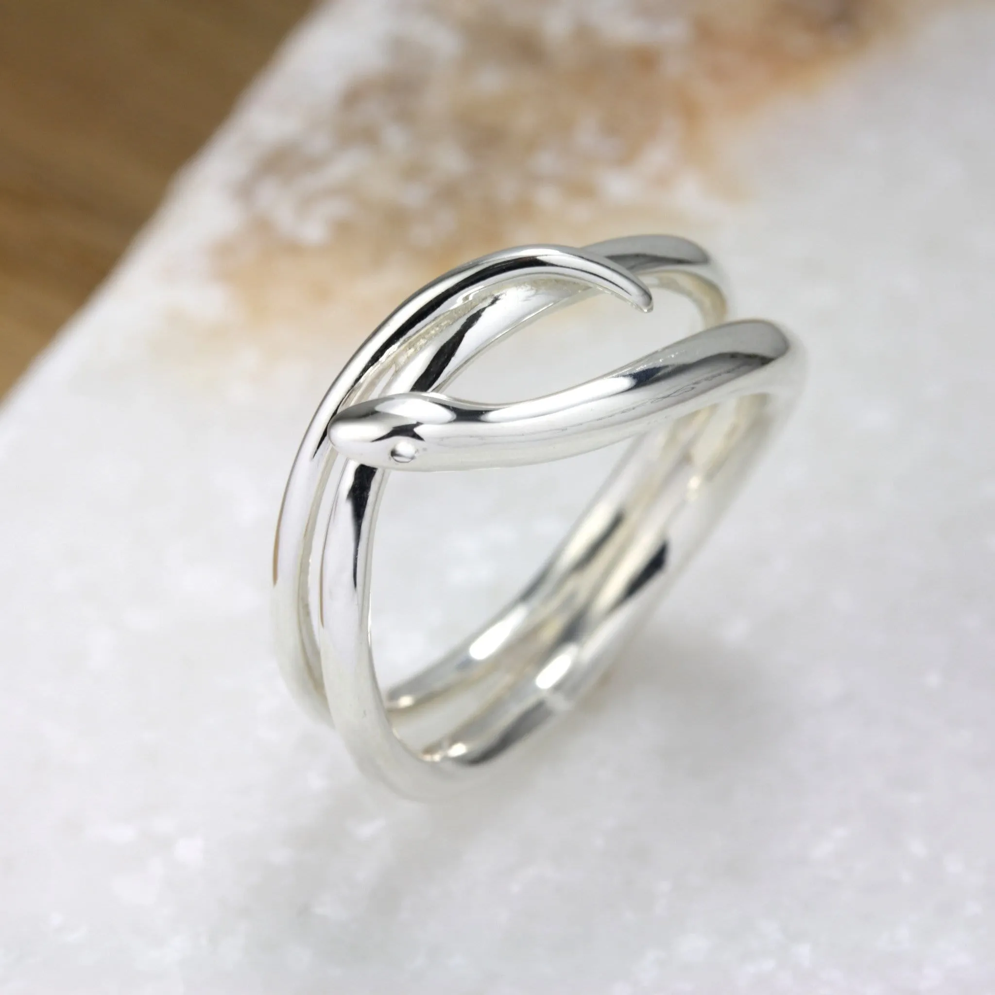 Coiled Snake Ring