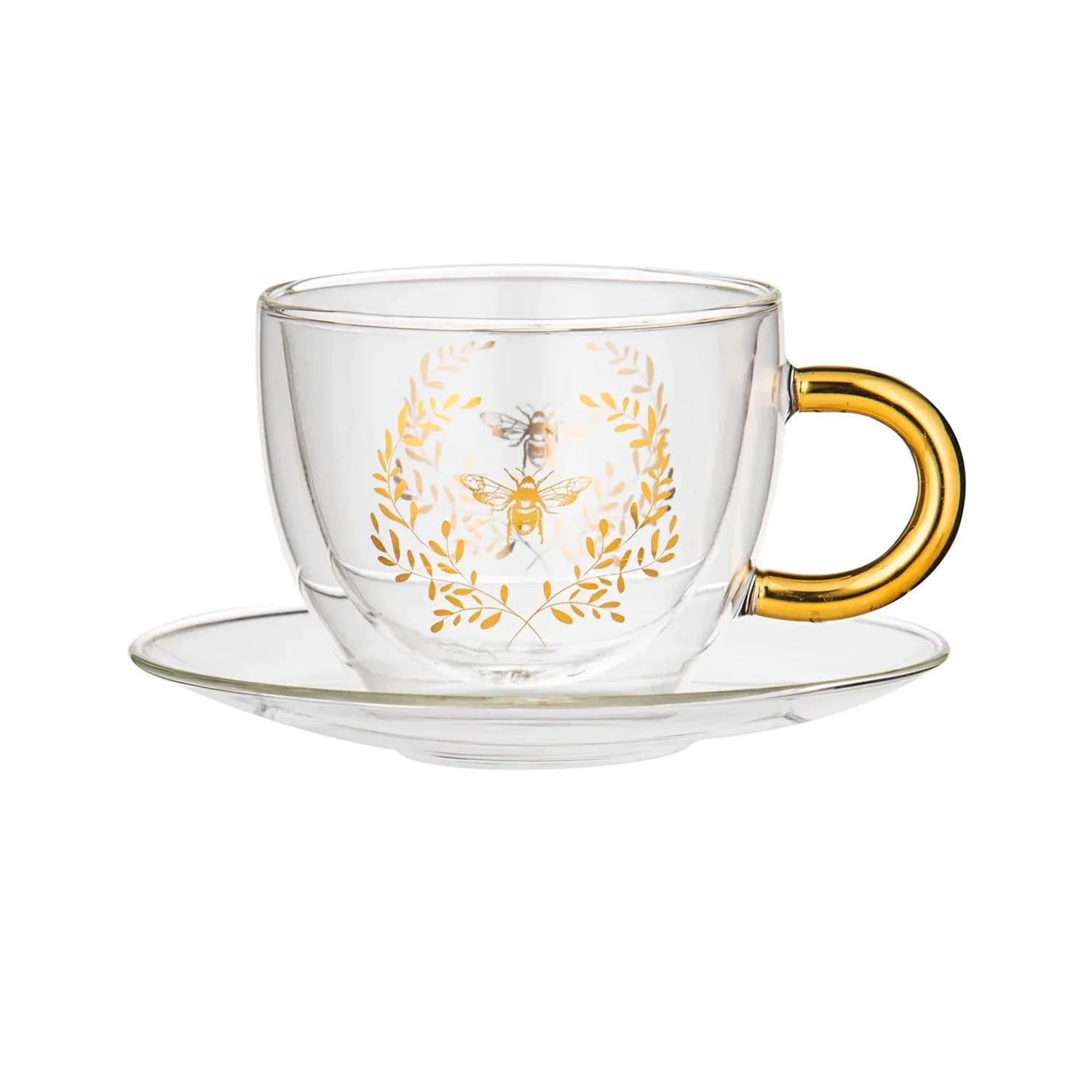 Cup & Saucer Elegant Bee