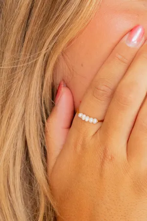 Dainty Freshwater Pearl Ring