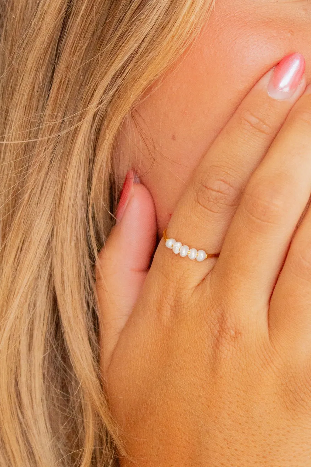 Dainty Freshwater Pearl Ring