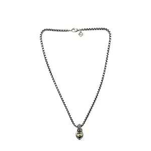 David Yurman Heart Charm Necklace