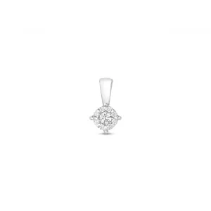 Diamond Jewellery 9ct Gold Diamond Brilliant Range Pendant PD126W