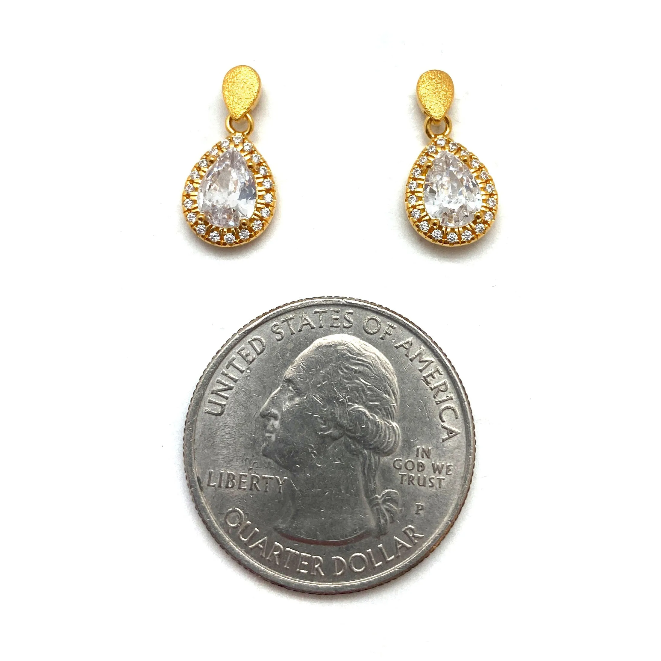 Elegant Pear Drop Earrings