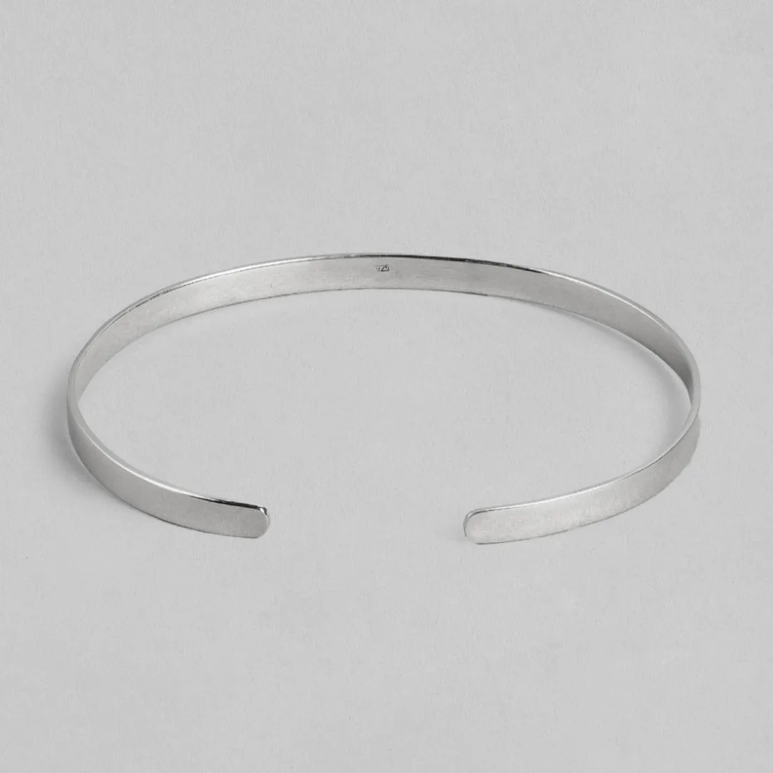 Eternal Simplicity Rhodium-Plated 925 Sterling Silver Bracelets