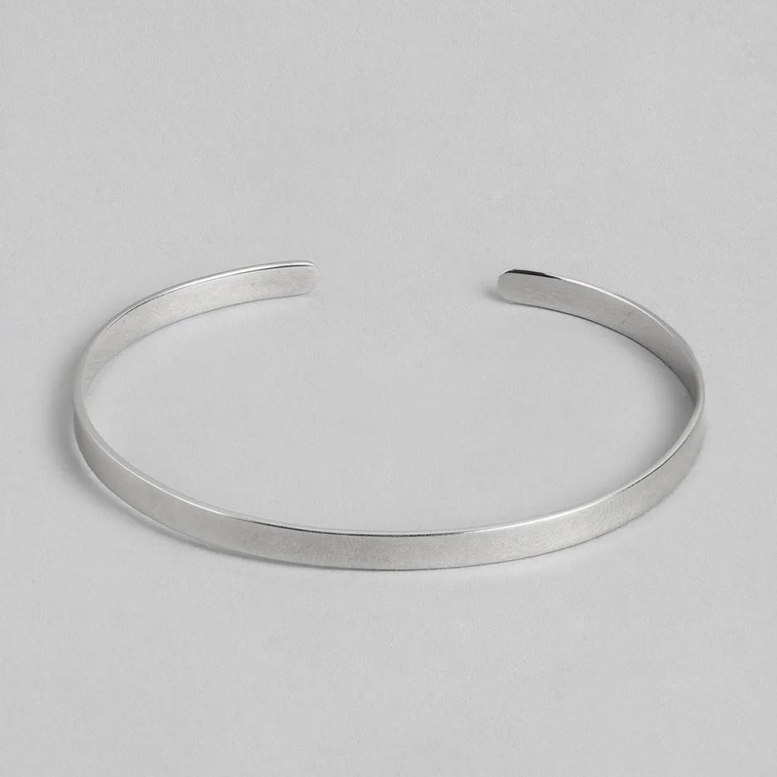 Eternal Simplicity Rhodium-Plated 925 Sterling Silver Bracelets