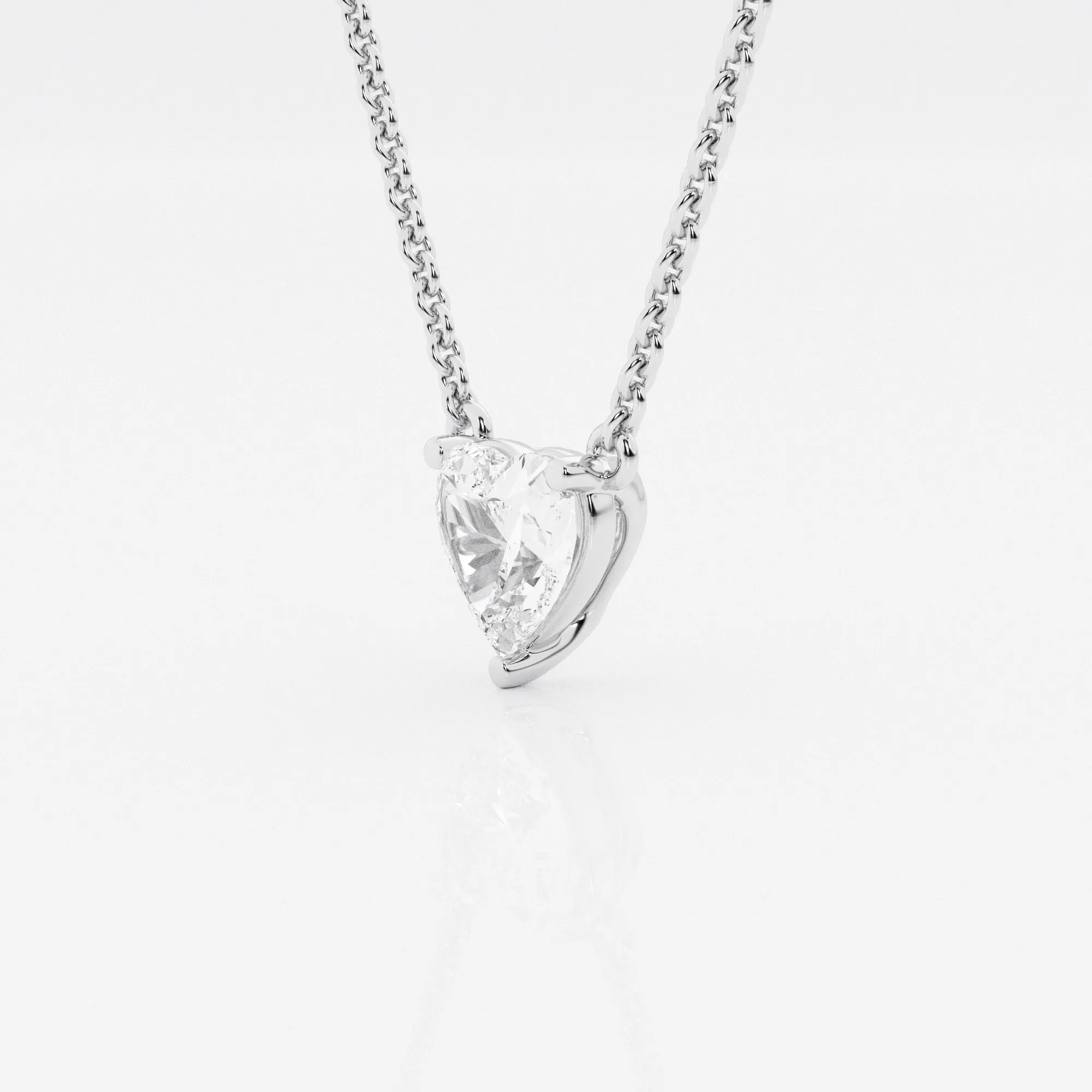 Ethereal 1ct Heart Necklace