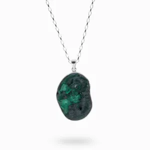 Fibrous Malachite Necklace