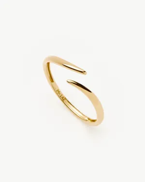 Fine Open Claw Ring | 14k Solid Gold