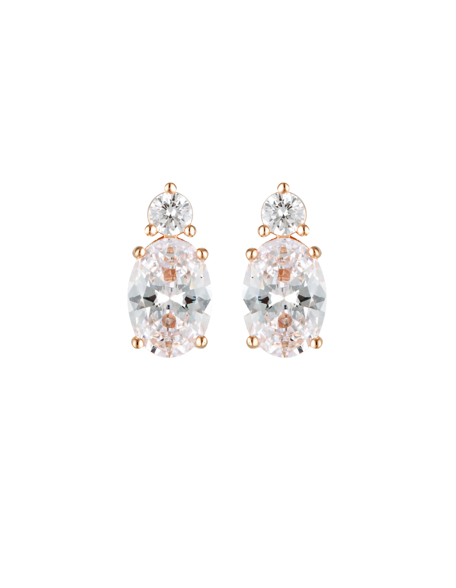 Georgini Aurora Australis Earrings - Rose Gold