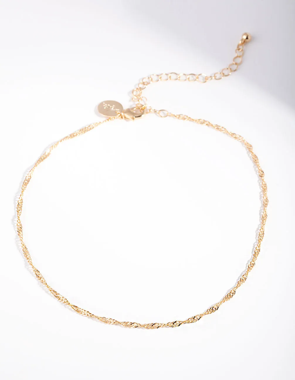 Gold Twist Chain Choker