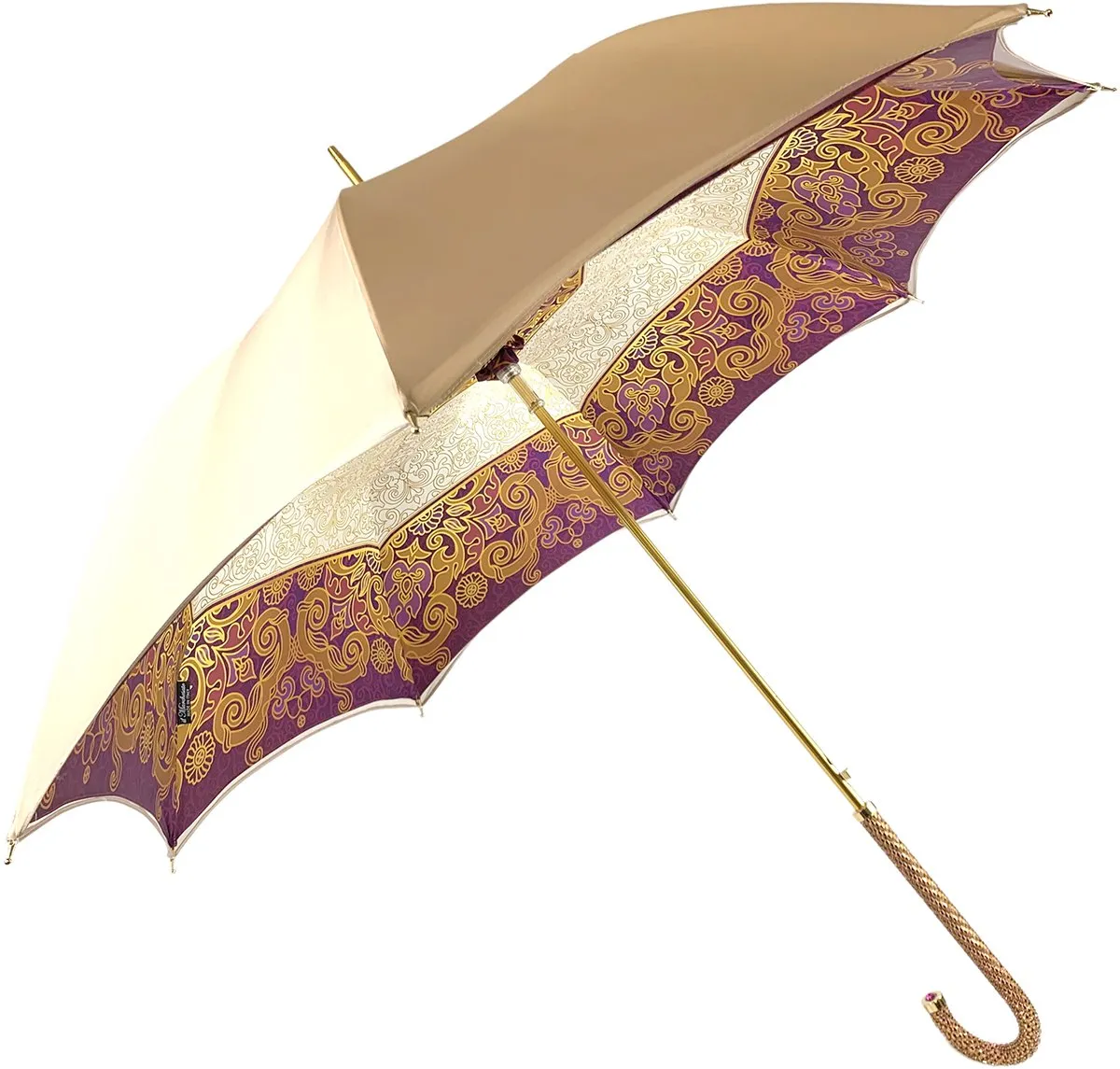 Gorgeous Cream Color Umbrella With Double Fabric