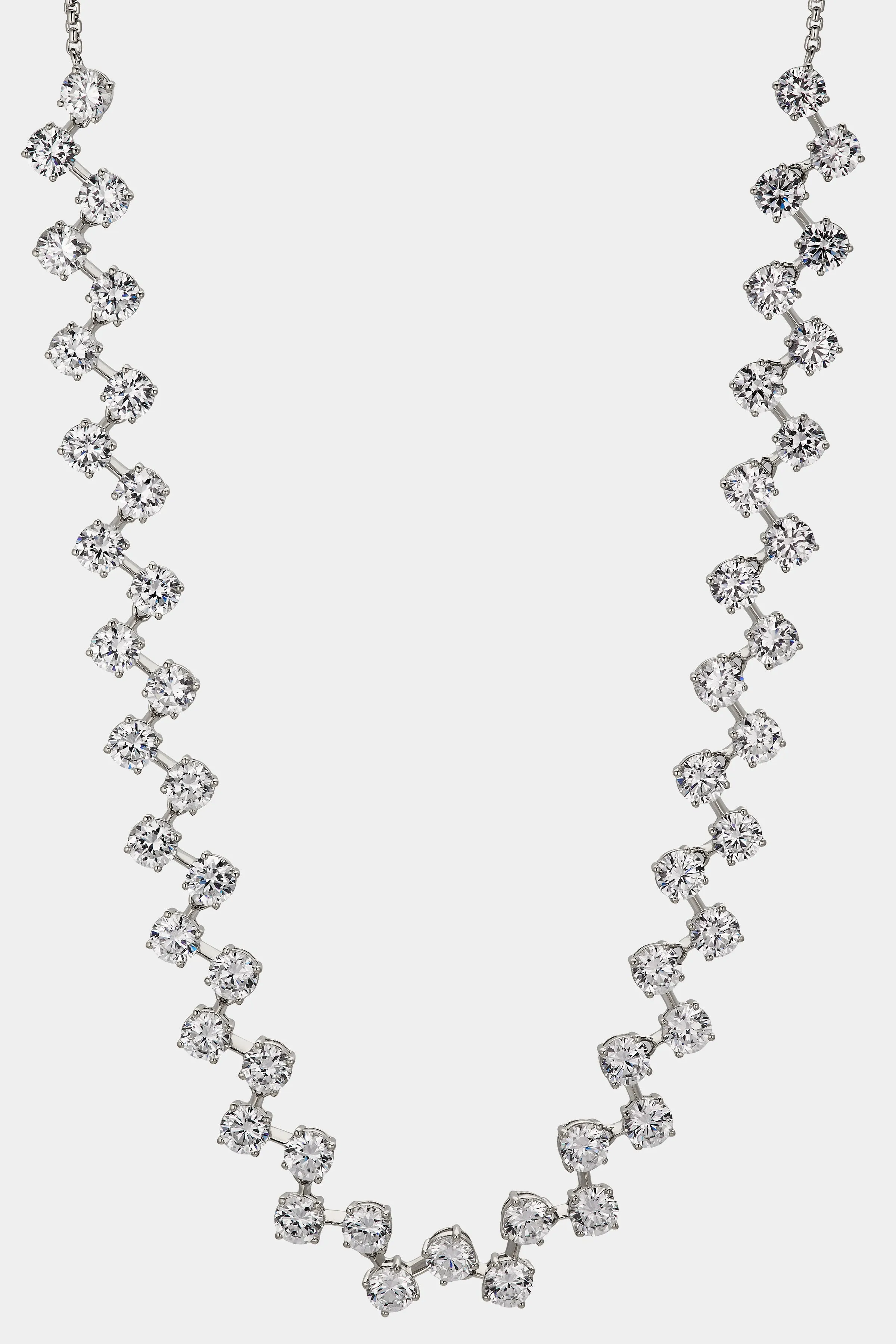 HALLE CZ ADJUSTABLE CHOKER NECKLACE