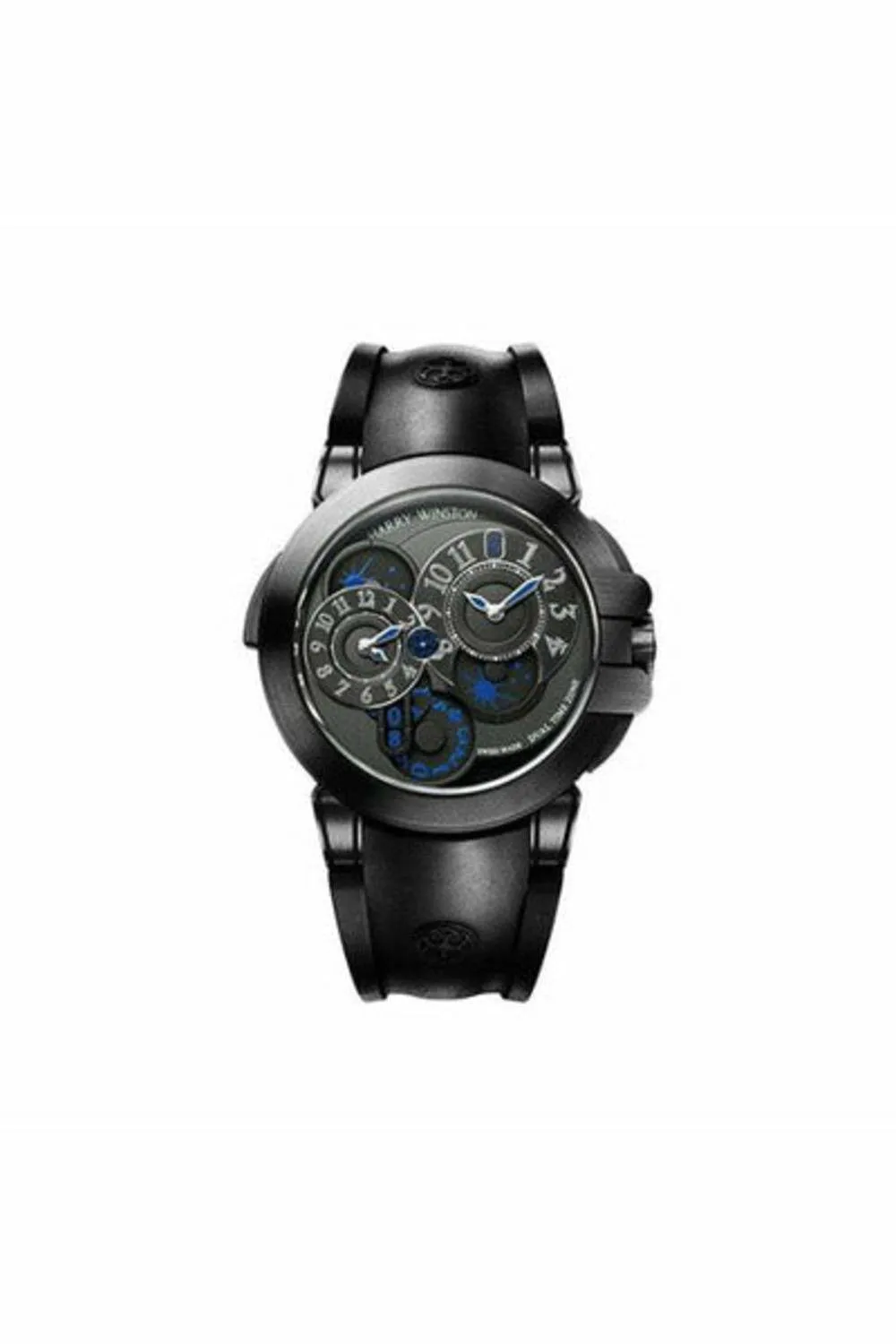 harry winston 44mm zalium men's watch