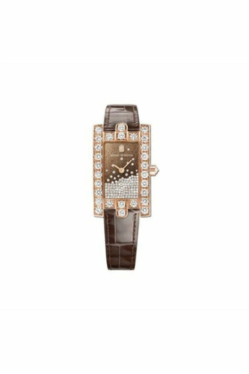 harry winston avenue 18kt rose gold 36mm ladies watch