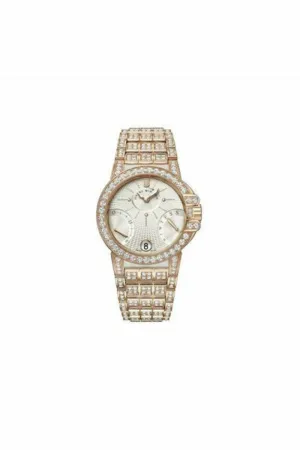 harry winston biretrograde 18kt rose gold 36mm ladies watch