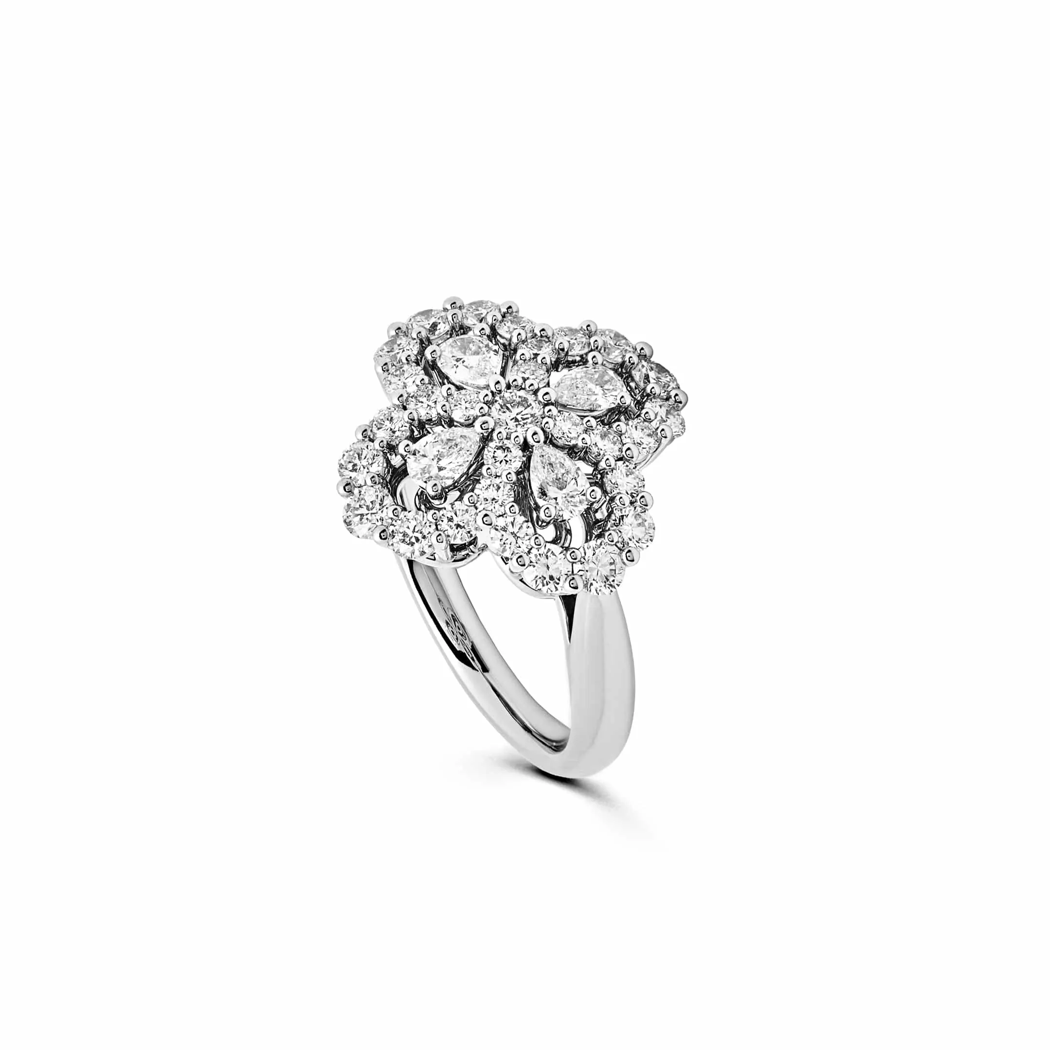 Harry Winston Diamond Loop Full Motif Diamond Ring