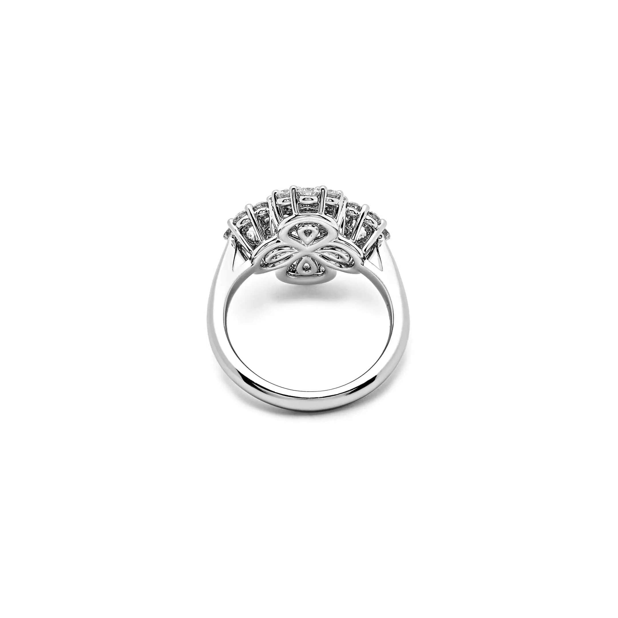 Harry Winston Diamond Loop Full Motif Diamond Ring