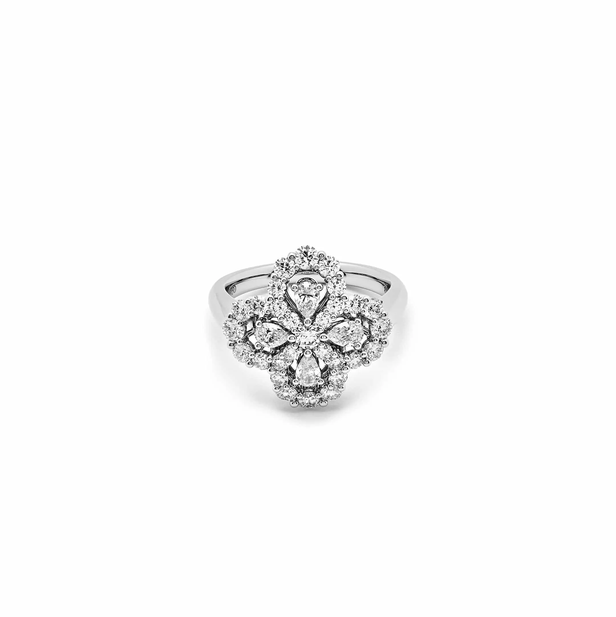 Harry Winston Diamond Loop Full Motif Diamond Ring